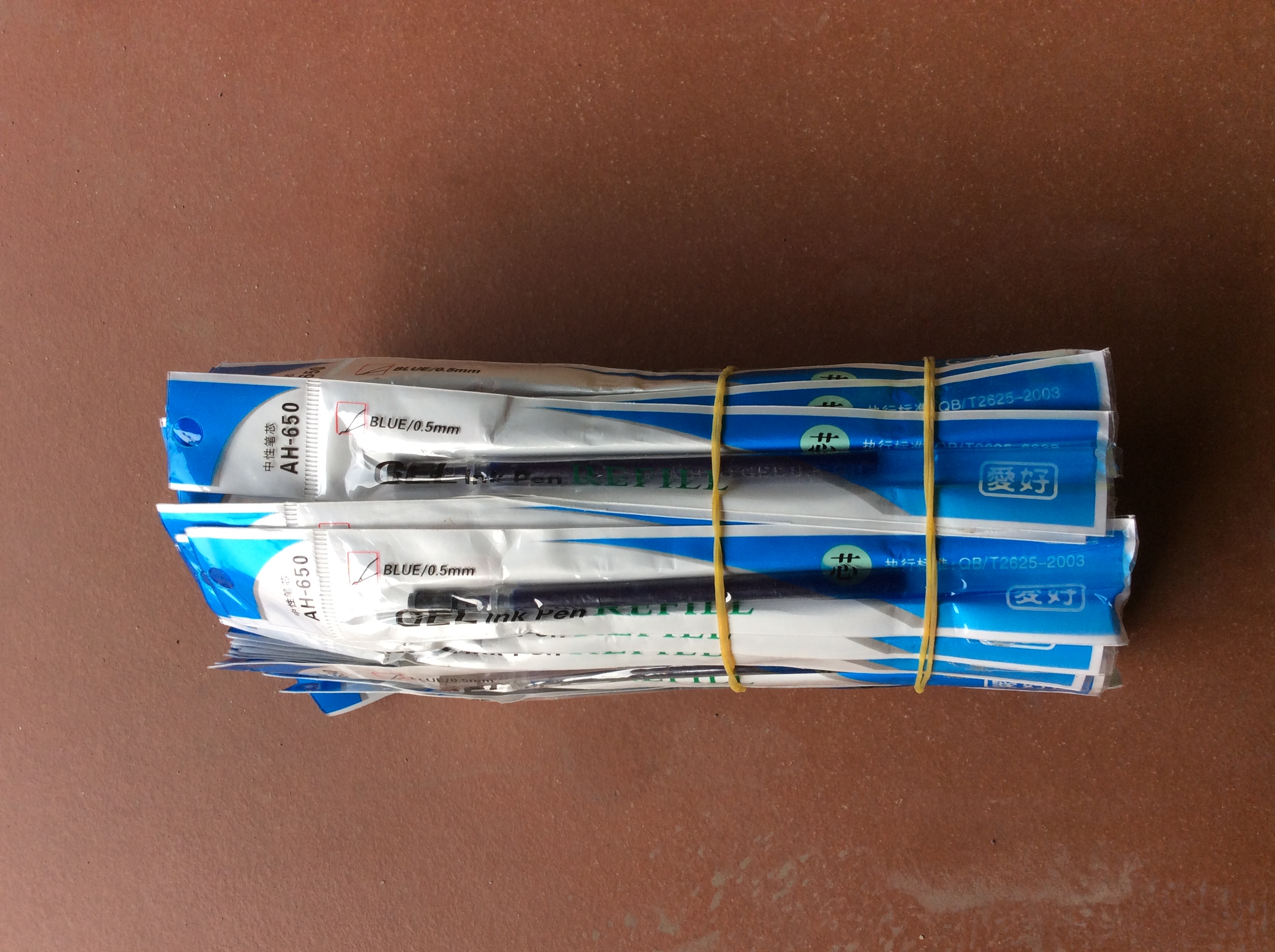 Set 5 chiếc ruột bút chữ A, ruột bút nước