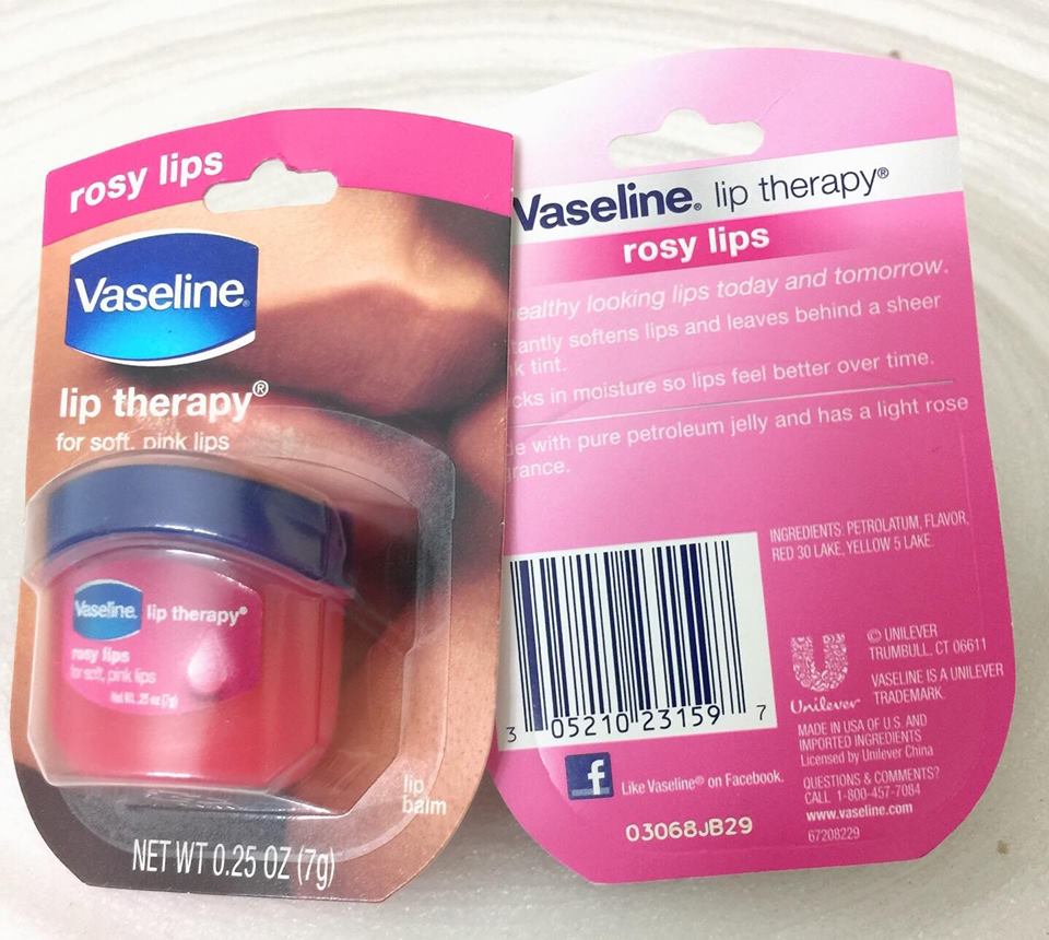 Dưỡng Môi Vasaline Lip Theraoy dạng hủ 7g