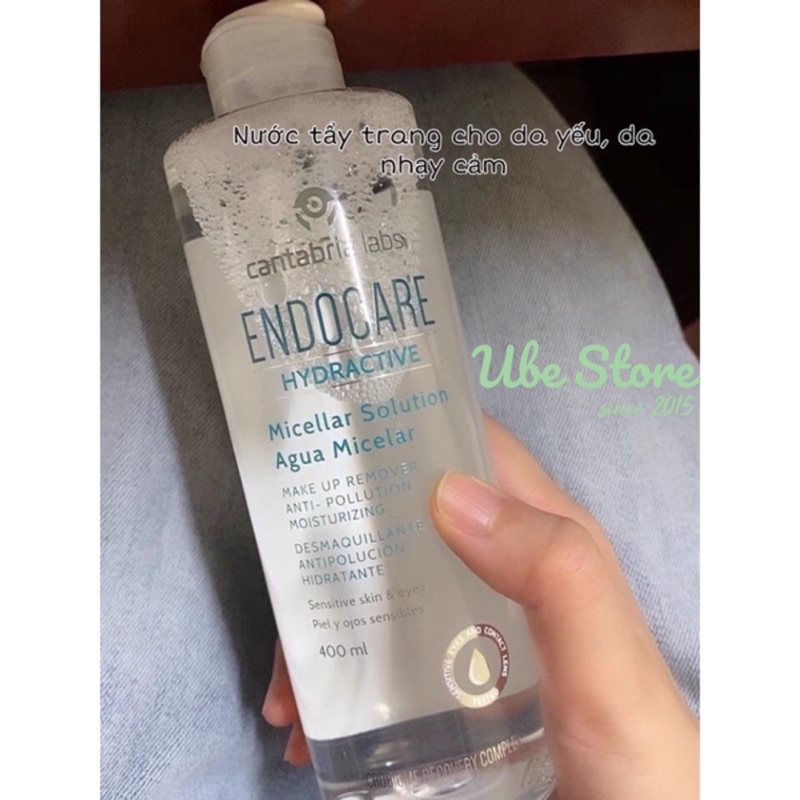 NƯỚC TẨY TRANG ENDOCARE HYDRACTIVE MICELLAR SOLUTION AGUA MICELAR 400ML