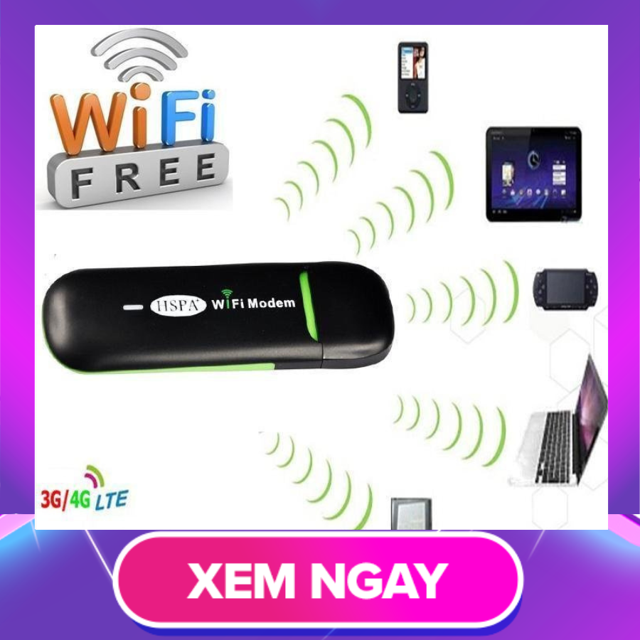 (THÁNH CHẤT) DCOM PHÁT WIFI- USB phát wifi tốc độ siêu khủng HSPA