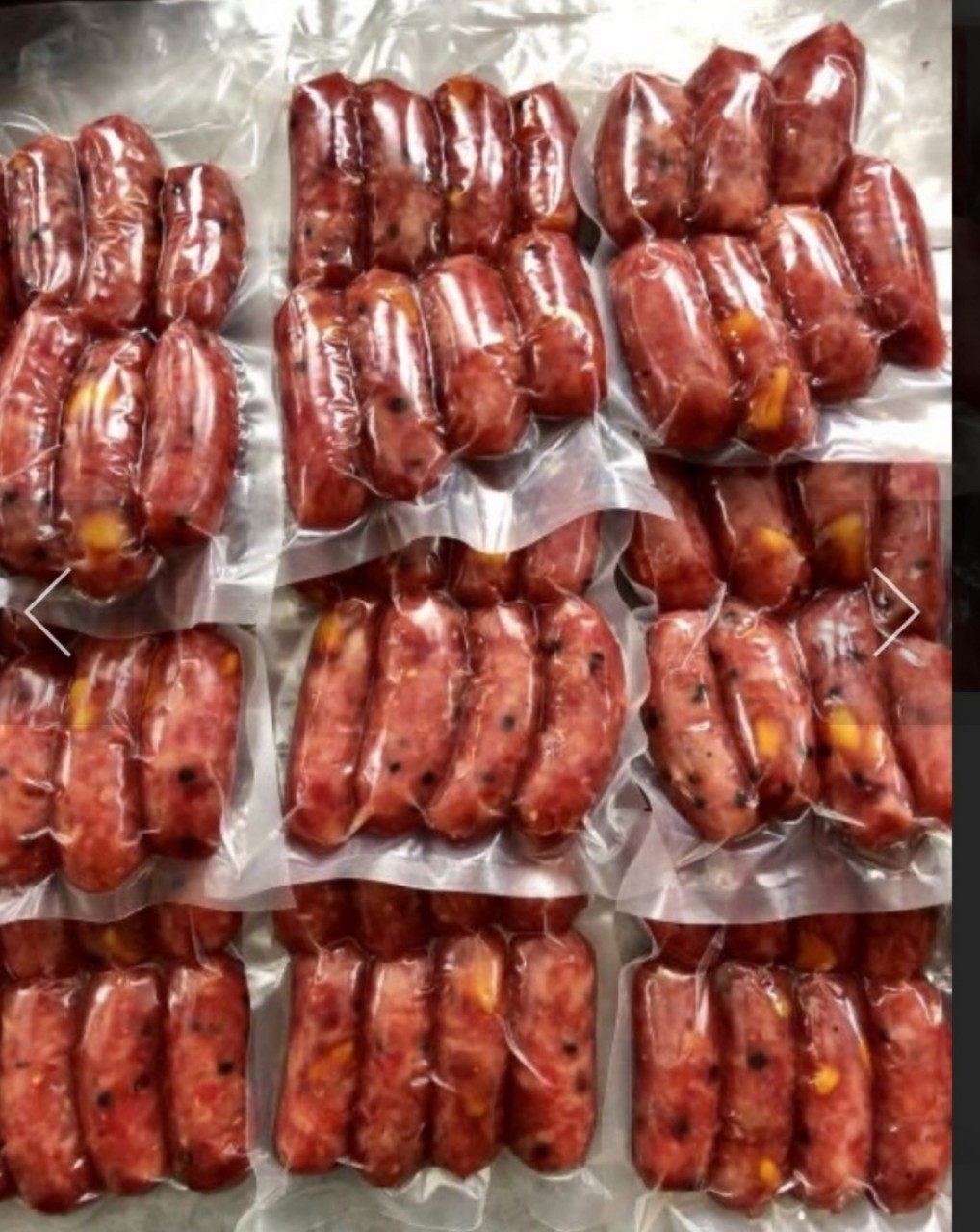500gr LẠP XƯỞNG TRỨNG MUỐI đặc sản Cai Lậy