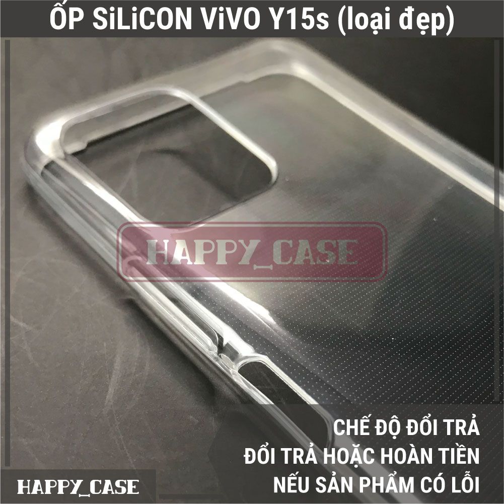 Ốp Điện Thoại Vivo Y15s (LOẠI ĐẸP) Thin Transparent Silicon