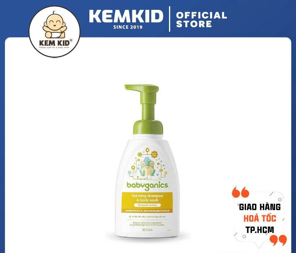 Tắm gội trẻ em Babyganics 473ml