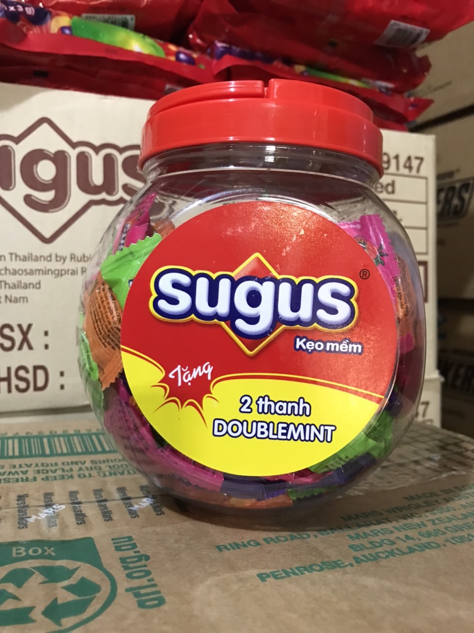 Kẹo mềm Sugus trái cây hủ 480g