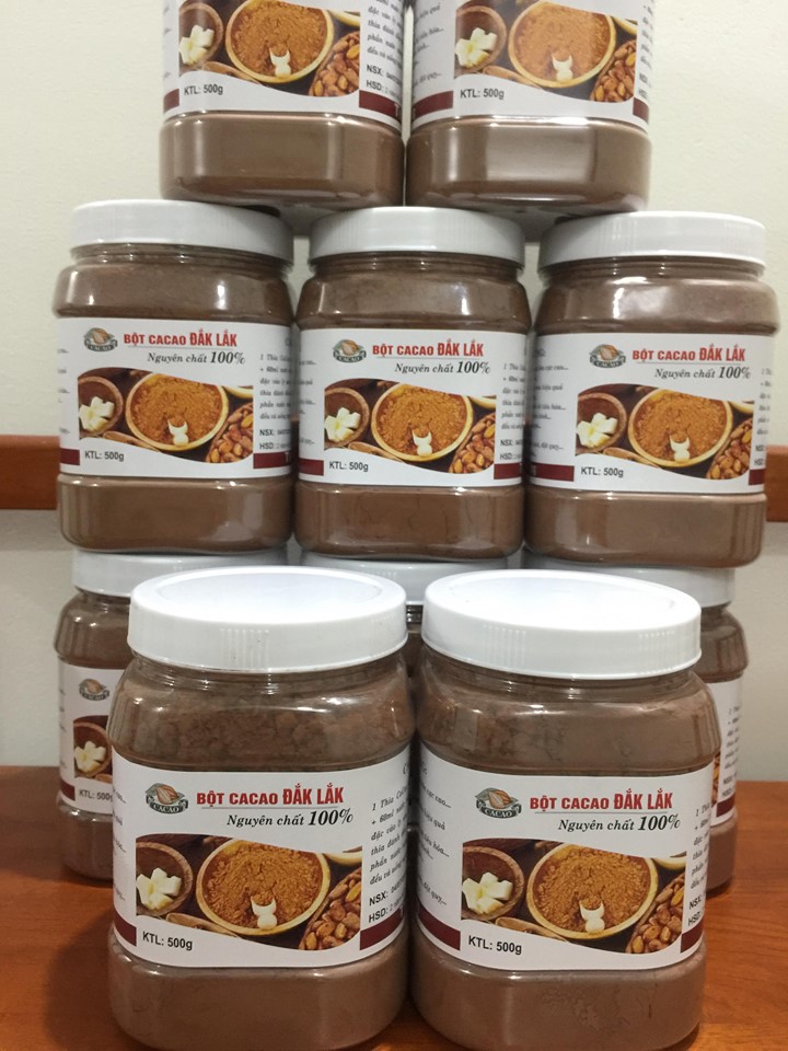 Sỉ 5kg Bột cacao Đăk Lăk nguyên chất 100%