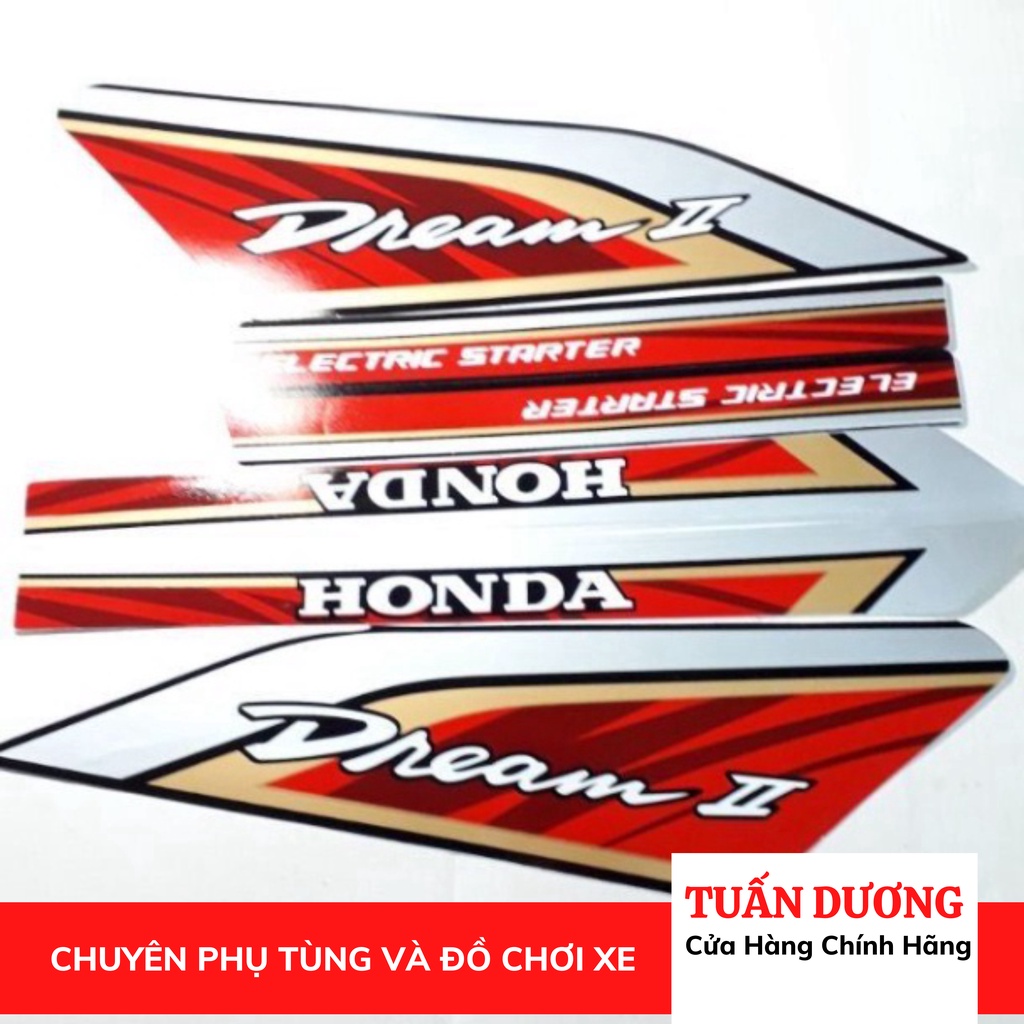 Tem lửa xe DREAM, Tem hàng đẹp lắp được cả dream thái và dream việt các đời