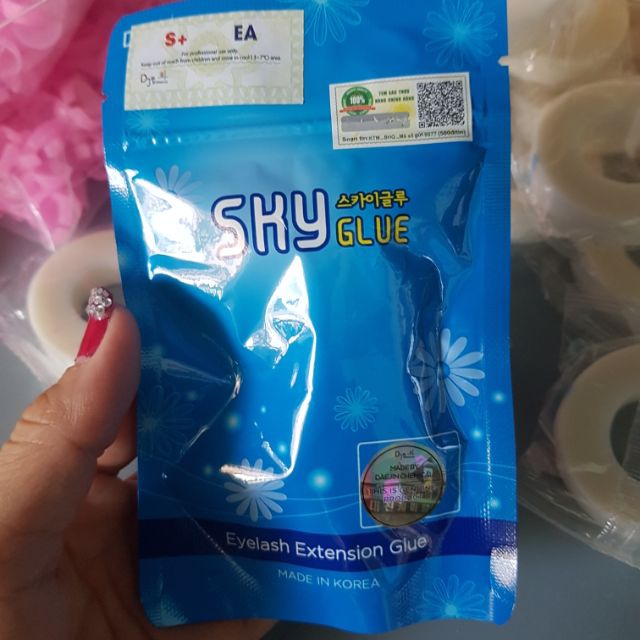 keo sky S+ nối mi, khô nhanh