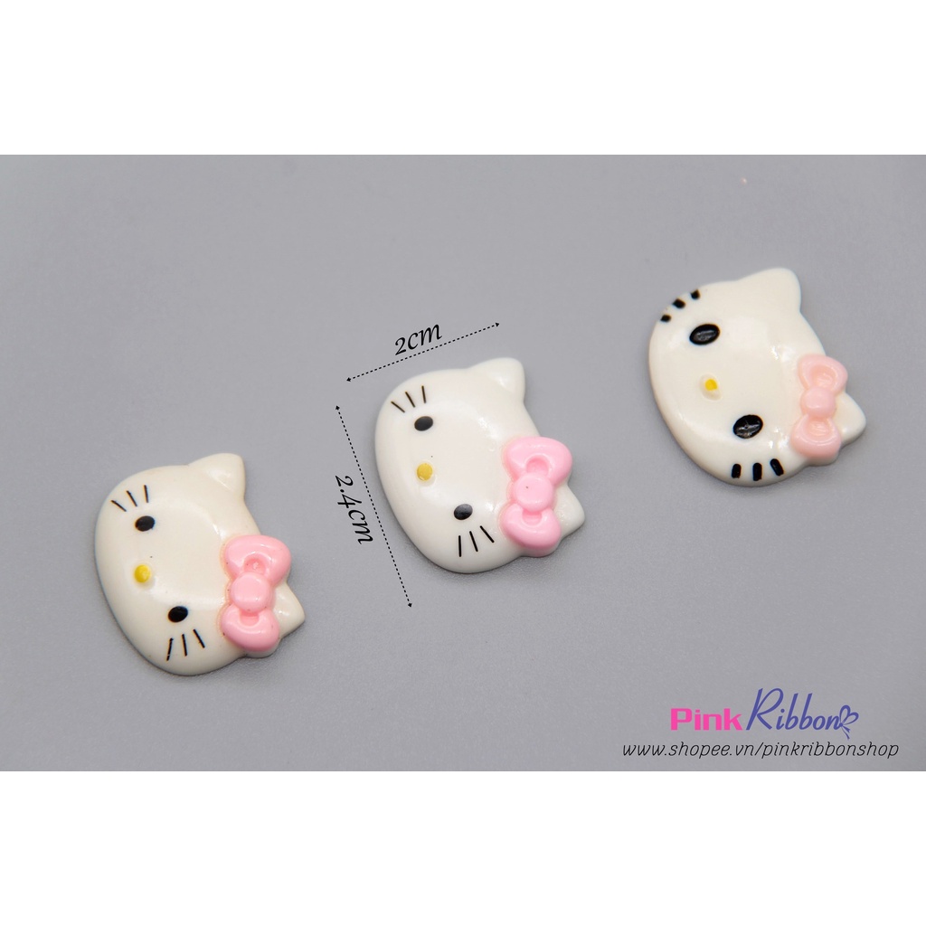 [SET 5C] Charm hình nhựa mèo Hello Kitty các cỡ