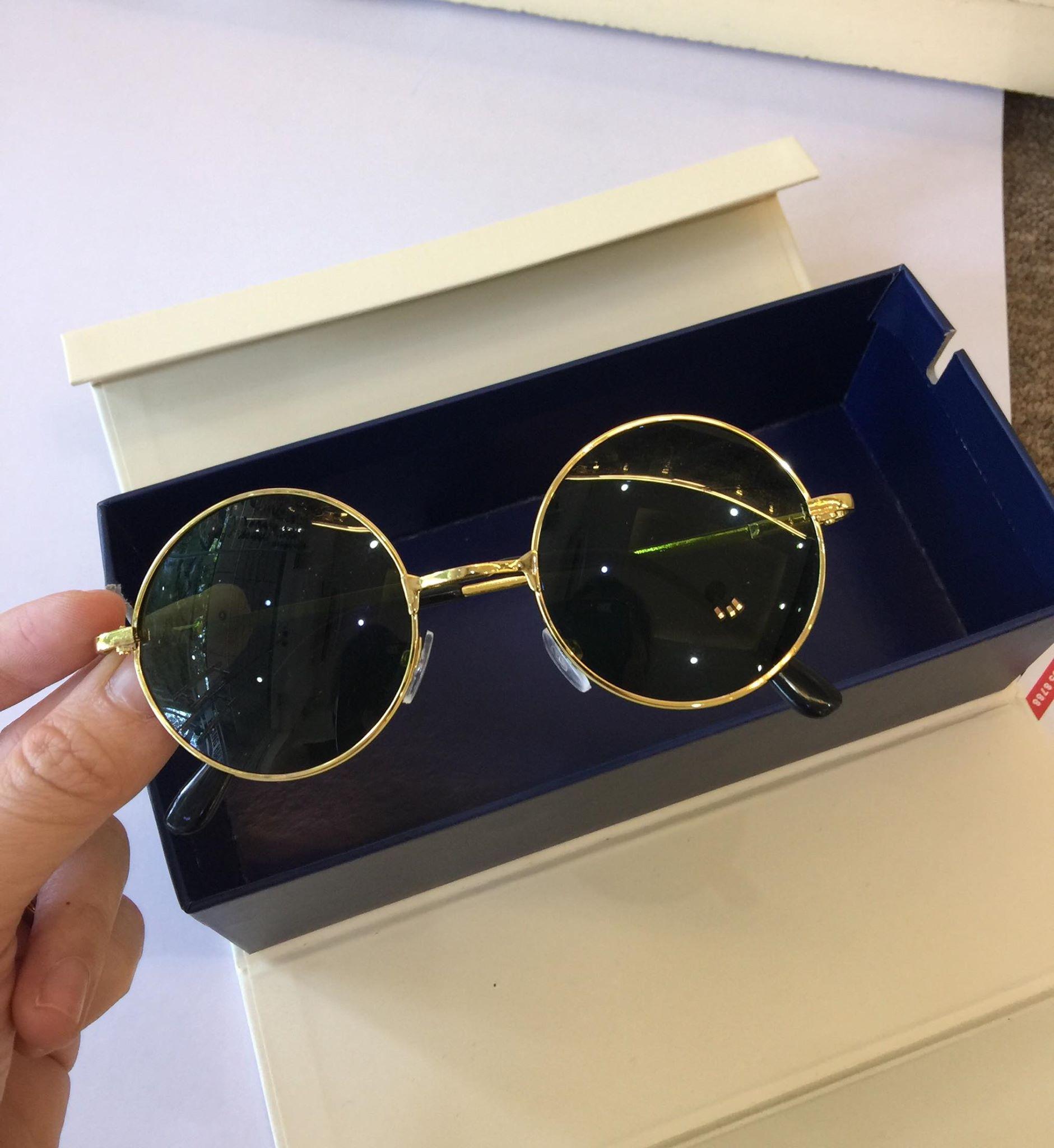 Kính râm, Kính mát Mắt tròn thấy bói cao cấp (Nhiều Màu)