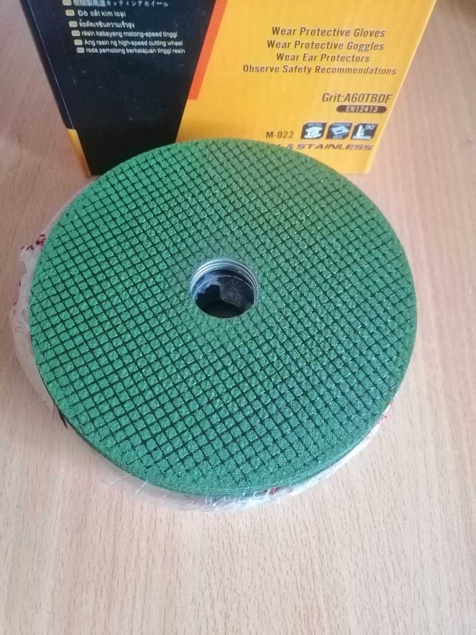[10 viên] Đá cắt 125mm xanh mỏng chất lượng tốt
