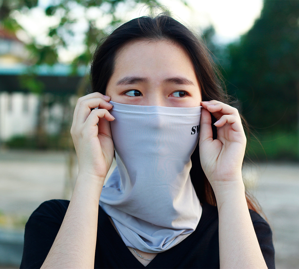 Khăn đa năng Swat màu xám siêu đẹp
