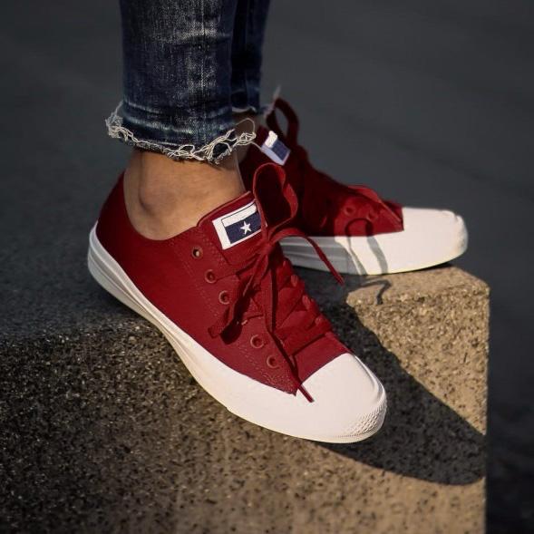 [HCM]Giày Sneaker Bata Thể Thao CK2 Cổ Thấp Đỏ Đô Nam