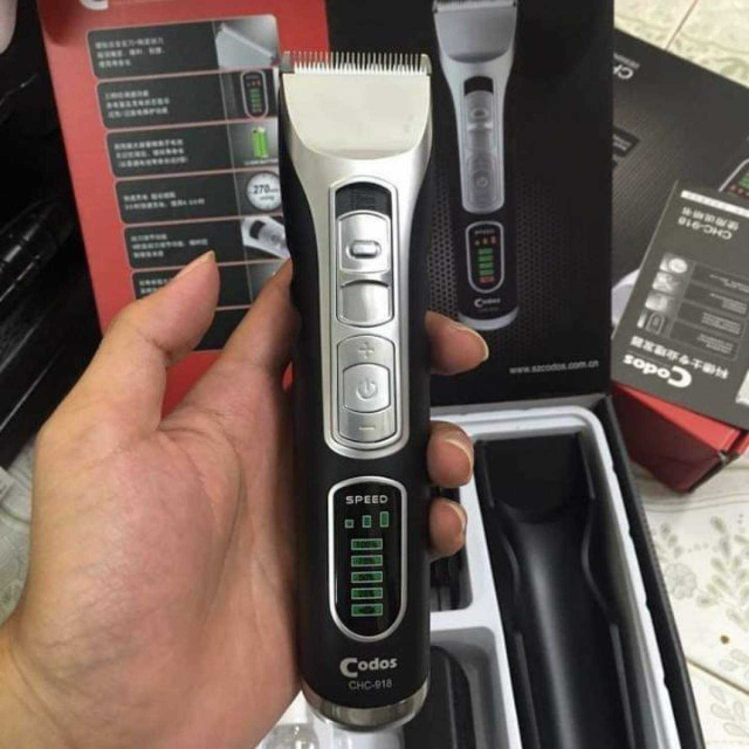 Tông đơ cắt tóc codos chc-918