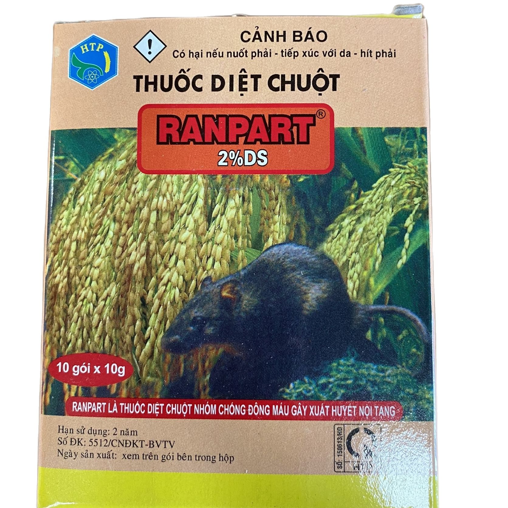 THUỐC DIỆT CHUỘT - HỘP 10 GÓI