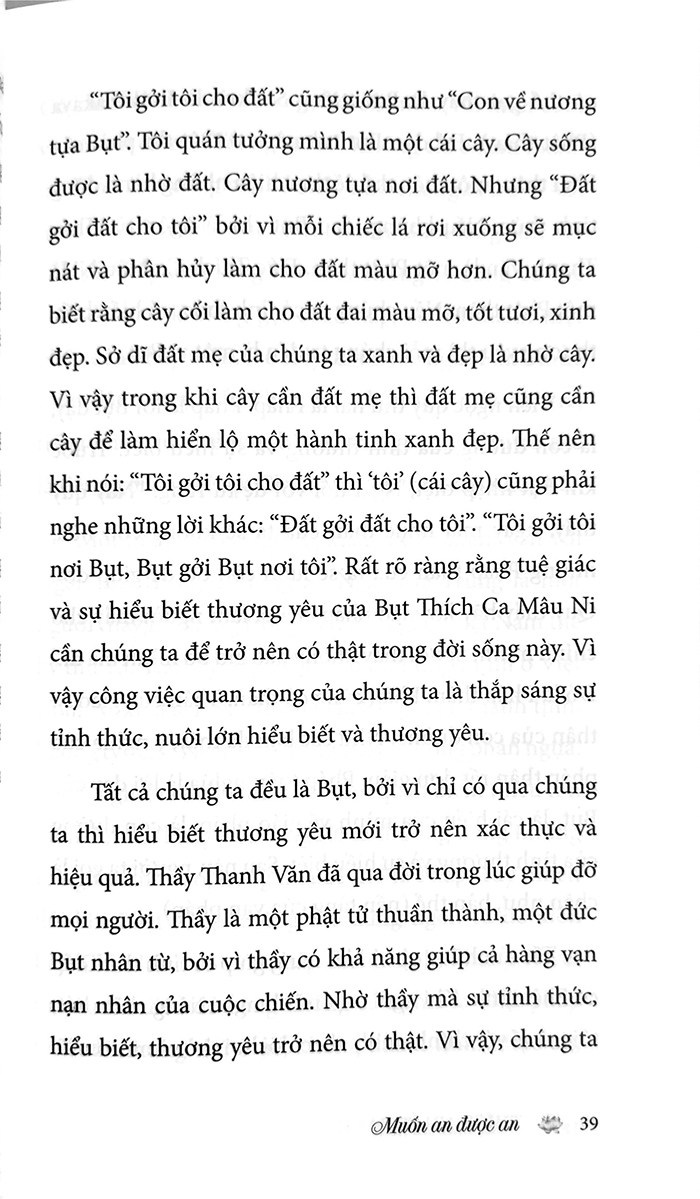 Sách - Muốn An Được An - Tác giả Thích Nhất Hạnh