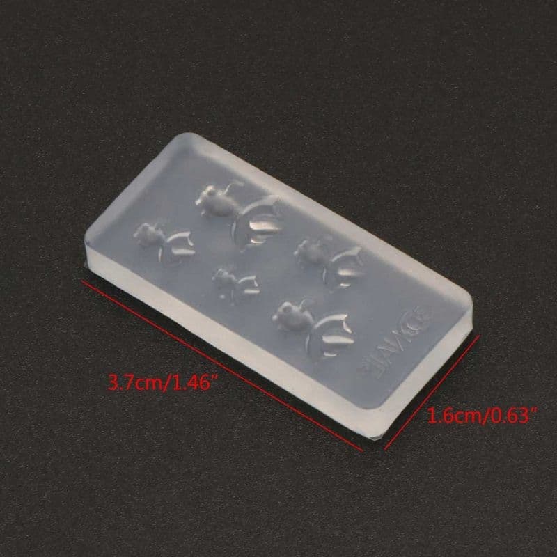 [HCM]Khuôn silicon làm mô hình cá vàng 3D mini