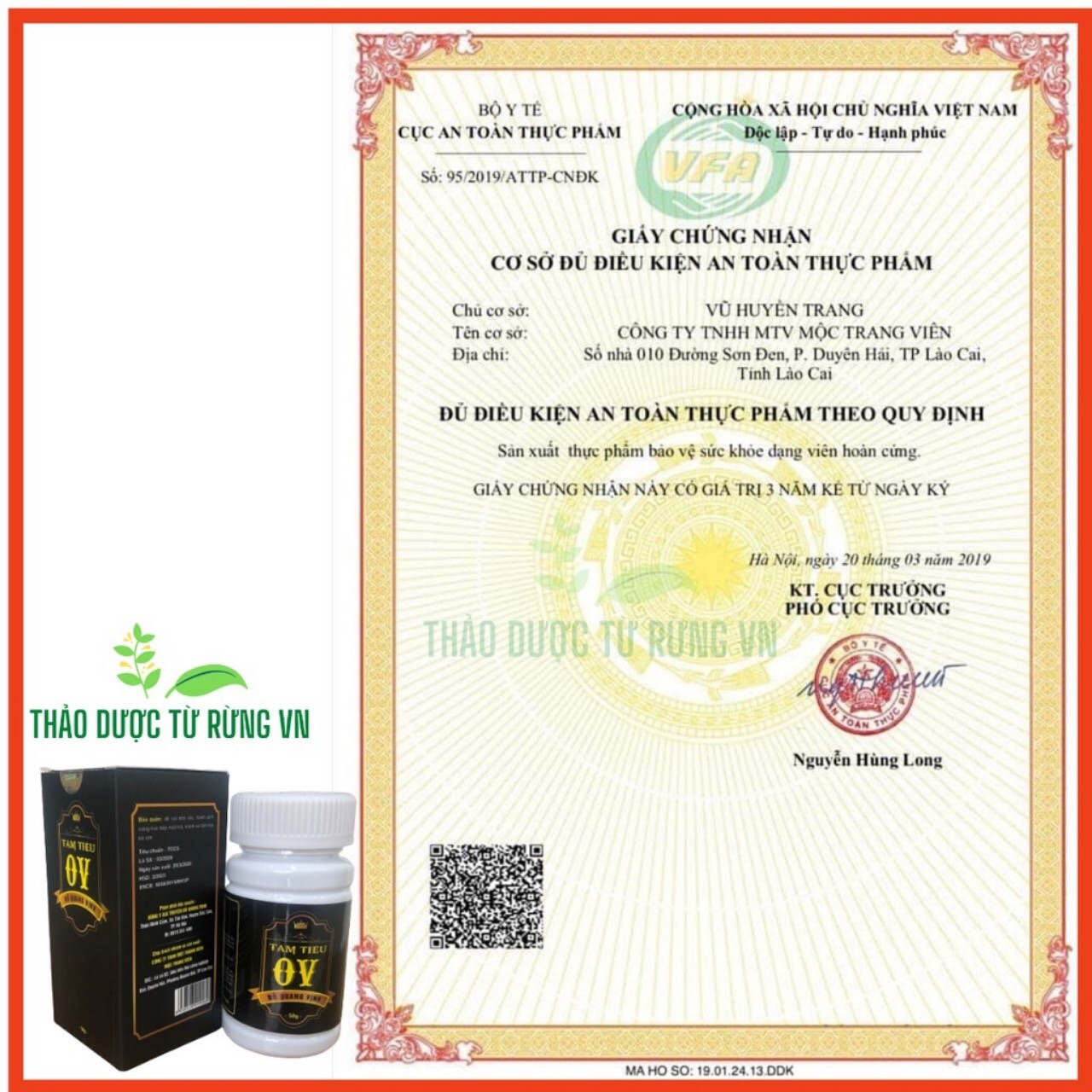Dứt điểm HÔI MIỆNG Tam Tiêu OV (1 lọ Tam Tiêu OV dạng viên)