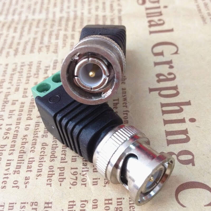 jack rắc BNC bắt vít camera (vít dây điện thoại, dây mạng...qua video balun). báo giá 1 cái