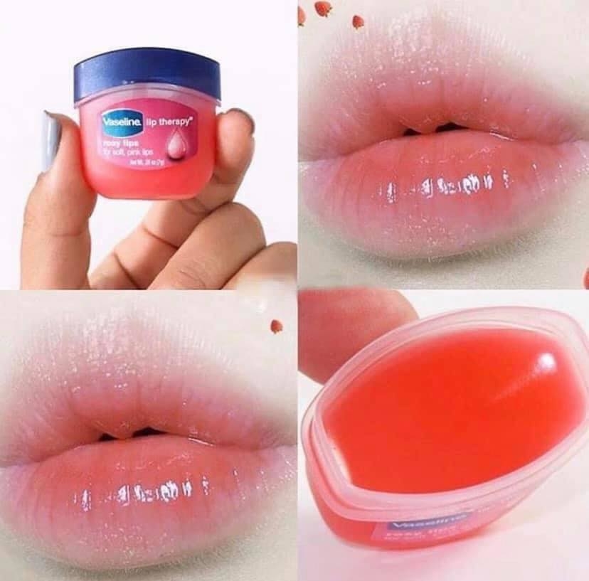 Dưỡng môi vaseline cực thích