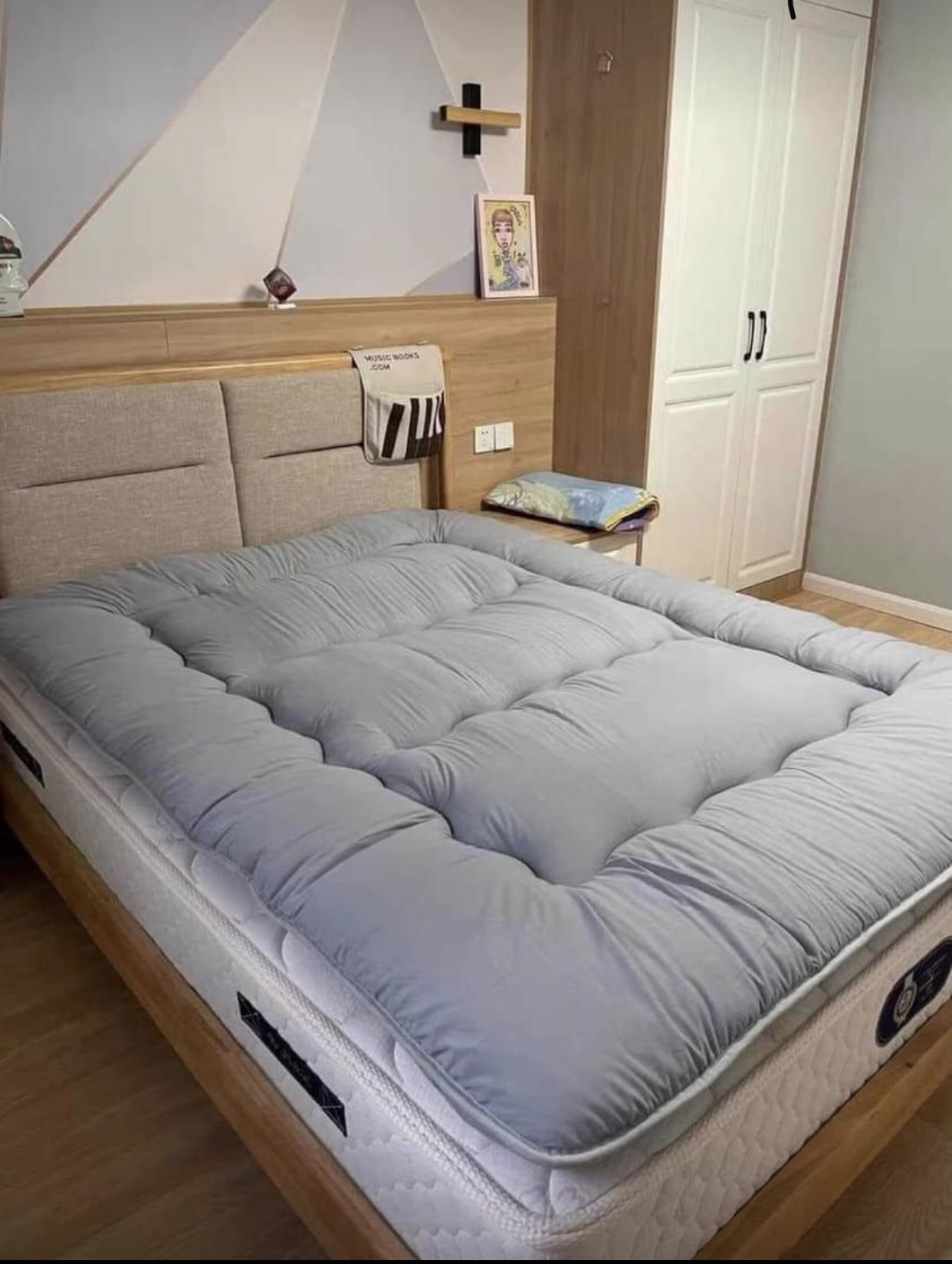 [HCM] Nệm Topper Đàn hồi Kiểu Nhật chính hãng