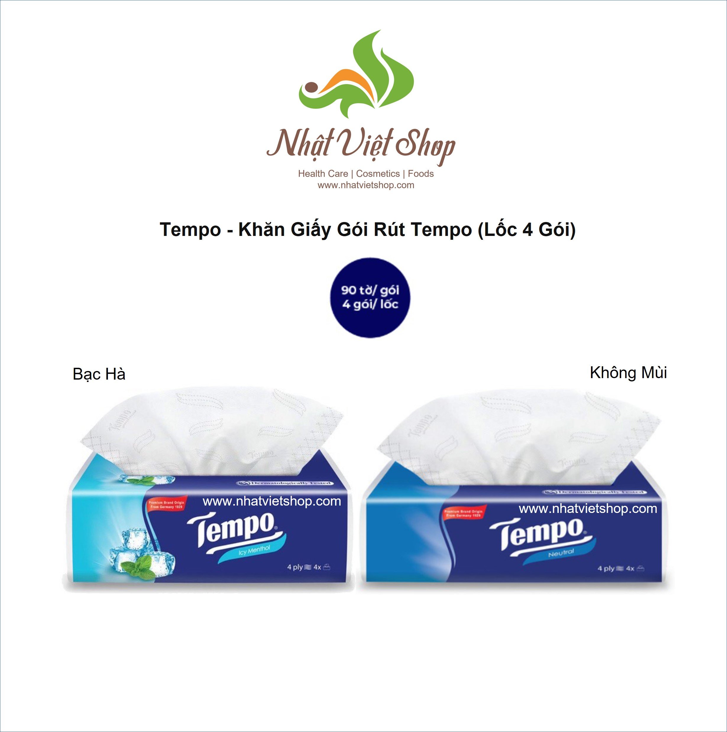 Tempo Retractable Wrapping Paper Towels (Pack of 4)