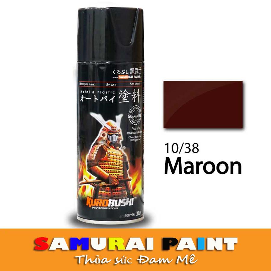 Sơn samurai màu hạt dẻ - Chai sơn màu hạt dẻ 38 sơn xịt samurai