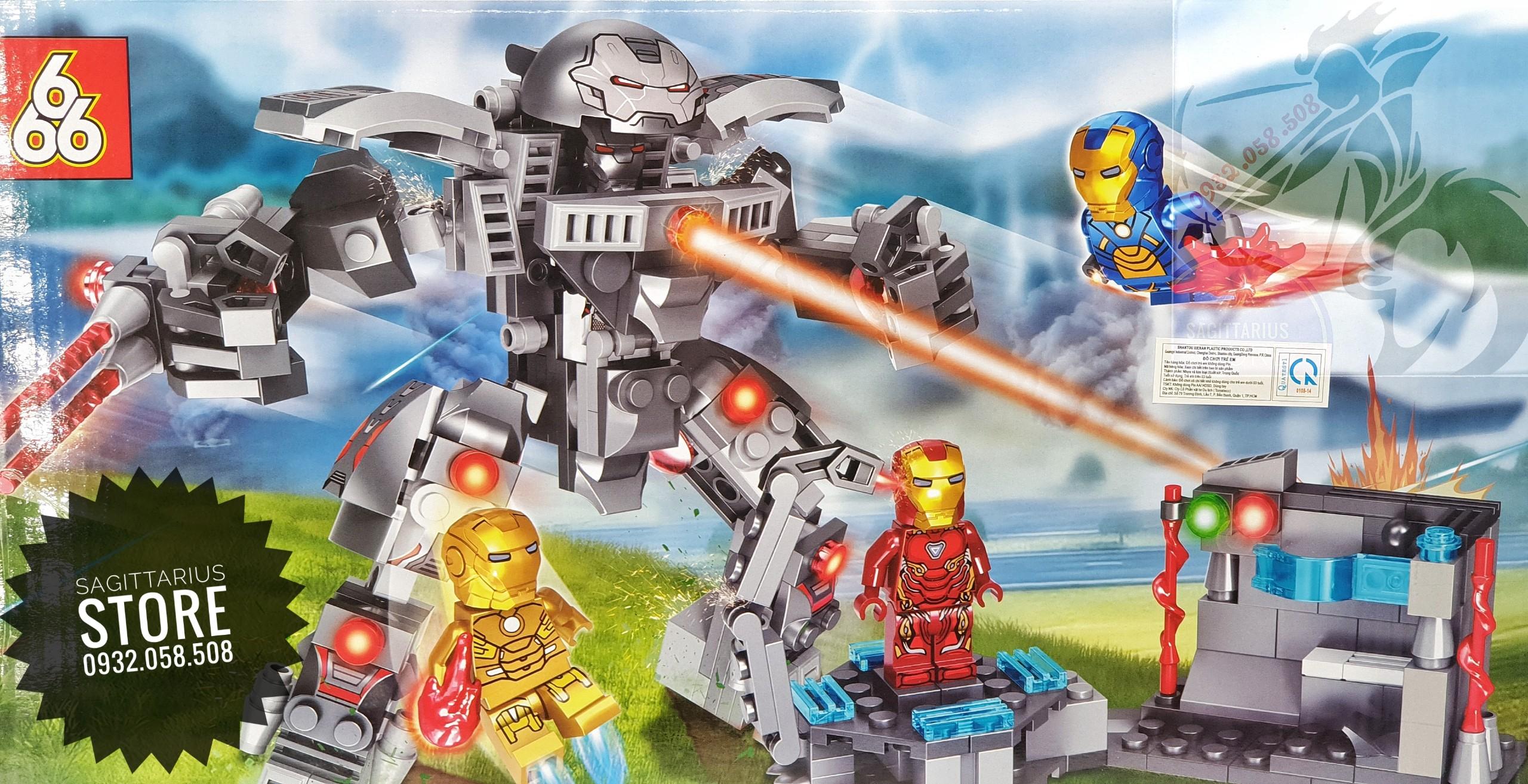 [HCM]Bộ Lego SuperHeroes 66018 Lắp Ráp Iron Man Anti-Hulk Armor ( 334 Mảnh )