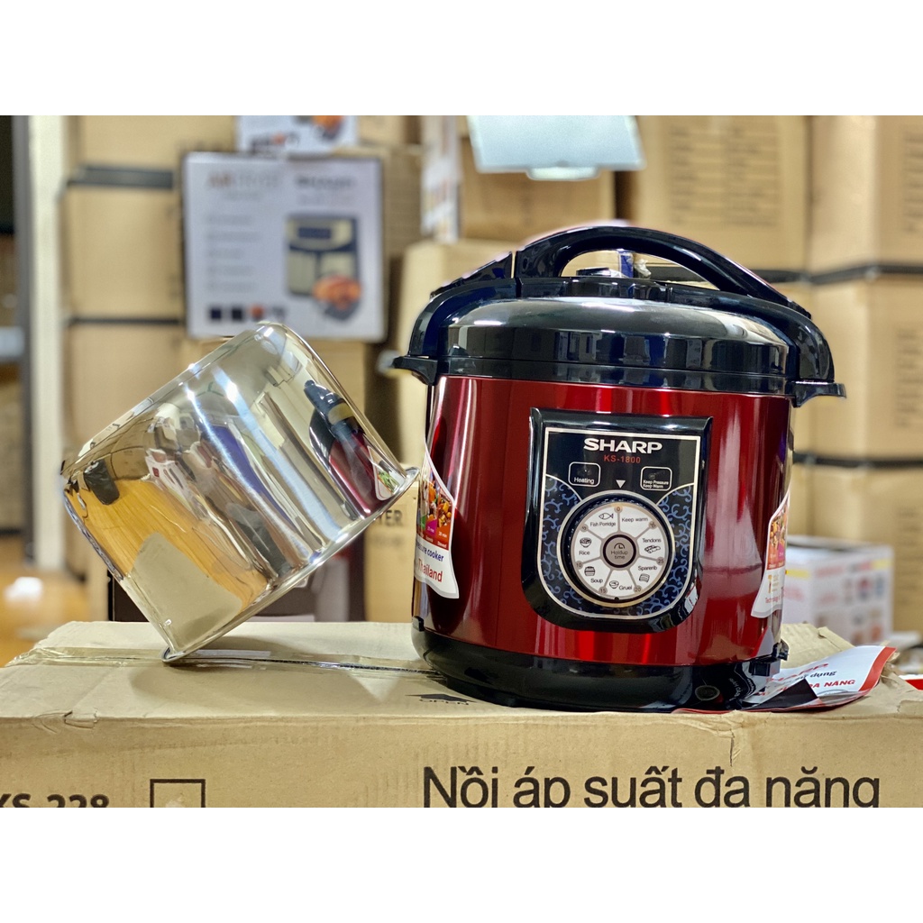 Nồi Áp Suất Điện Đa Năng Sharp KS-180V/ KS-228 6L
