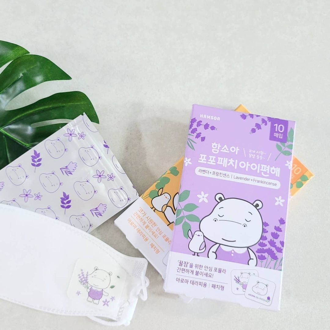 MIẾNG DÁN TINH DẦU THÔNG MŨI HAMSOA HÀN QUỐC CHO BÉ TỪ 0M