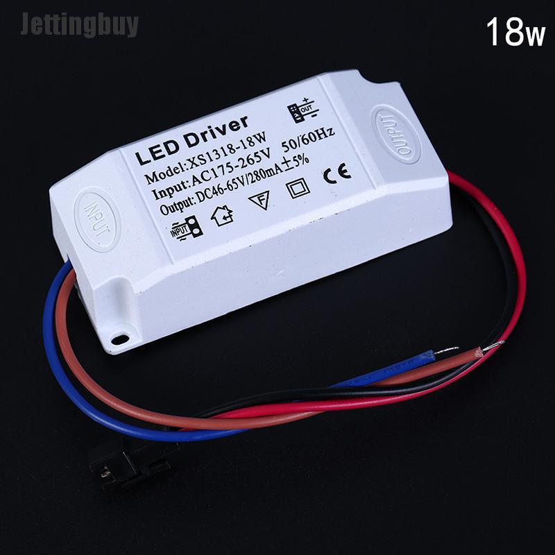 Transformer led driver power supply 1-3w/4-7w/8-12w/12-18w/18-24w led light lamp driver 3w