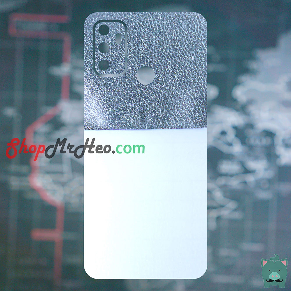 [HCM]SKin Dán Mặt Sau Lưng Vân 3D OPPO A53 2020 - Carbon Hình hộp Nhám Vân Da