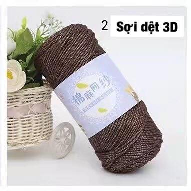 Sợi Dệt 3D bọc lưới kích thước sợi 3mm