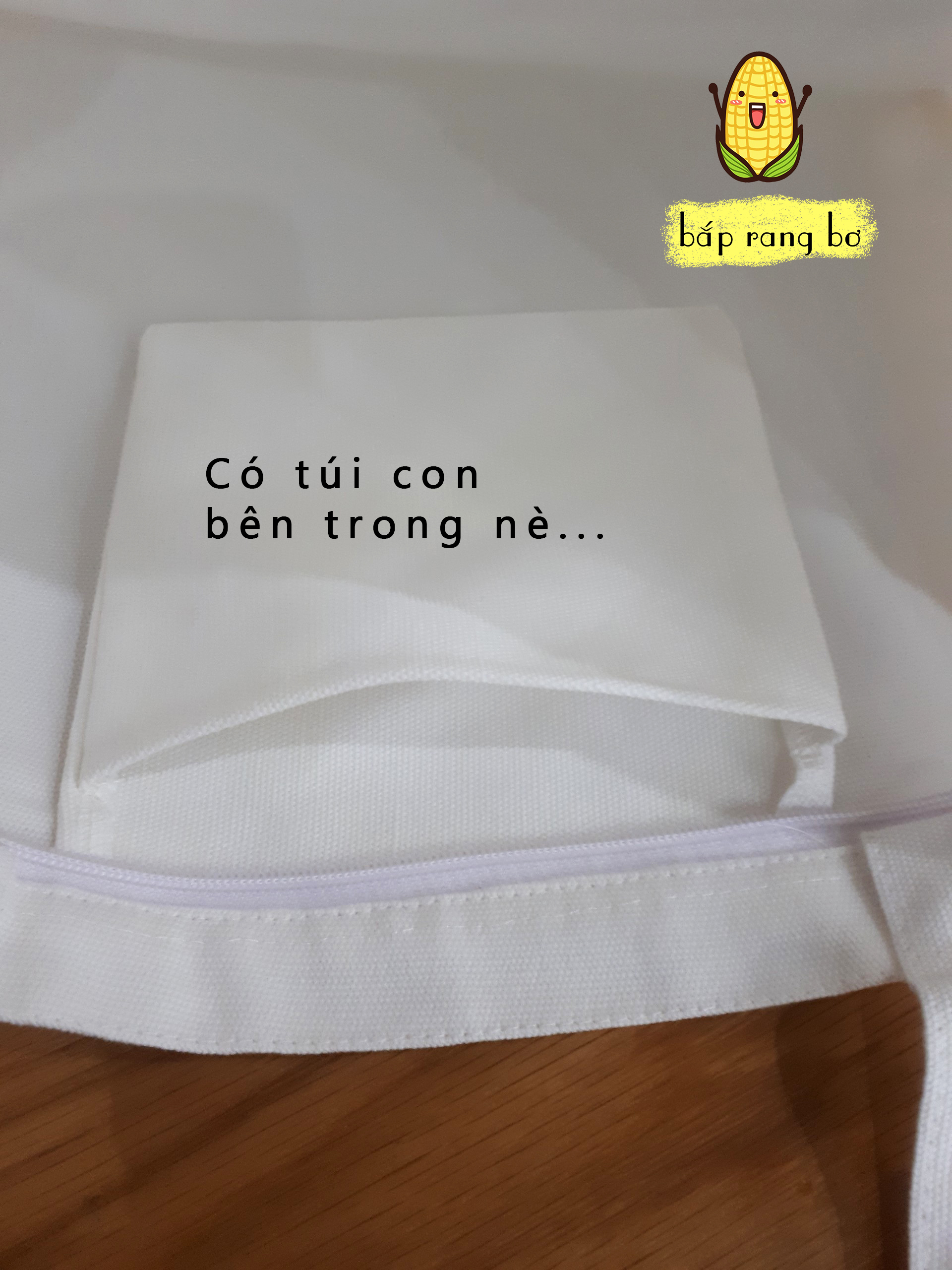 TÚI TOTE VUÔNG TOTORO (KHÓA MIỆNG TÚI VÀ TÚI CON) - VẢI CANVAS