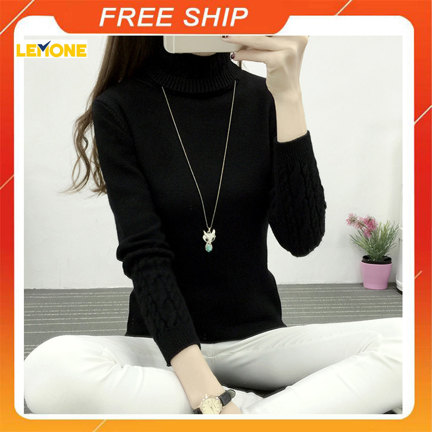 Áo len nữ❤️❤️ DÀY DẶN ❤️❤️ Áo len nữ cổ lọ Hàn Quốc