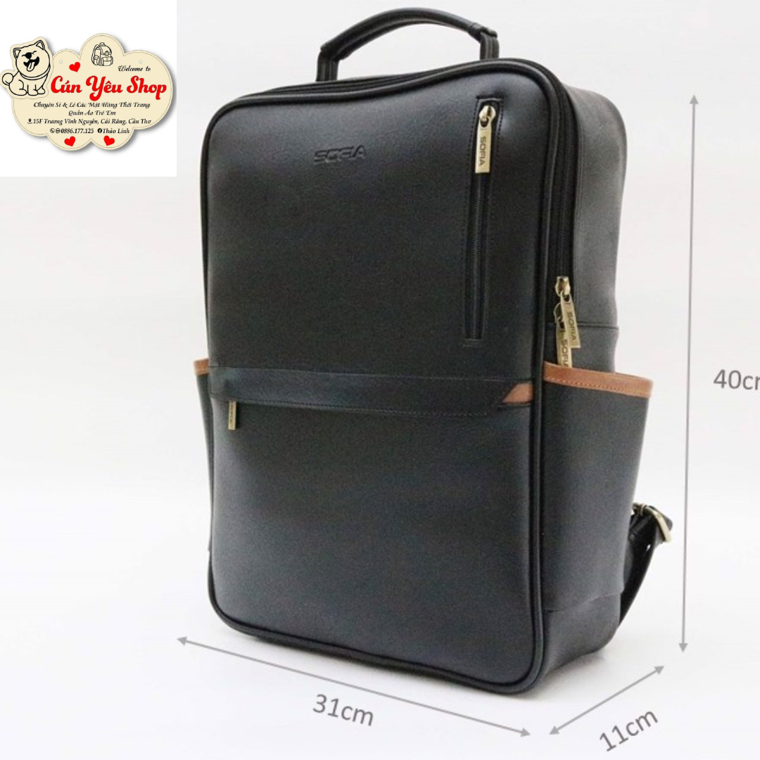 Balo BA145 Cunyeushop SOFIA laptop 15.6 inch bao bền