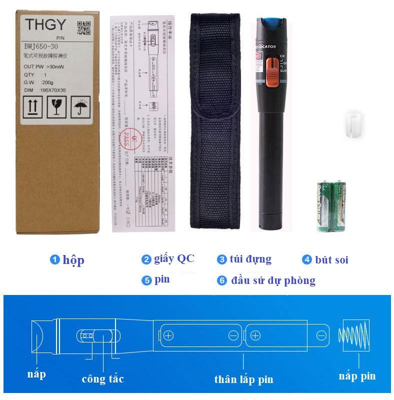 Bút soi Quang THGY 10km BWJ650 chất lượng cao