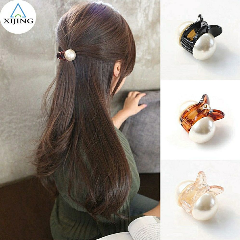 [HCM]Kẹp tóc càng cua đính ngọc