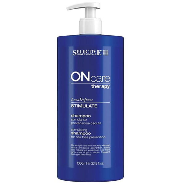 Dầu gội chống rụng tóc Selective Oncare Stimulate (xanh) 1000ml (ITALY)- Chai