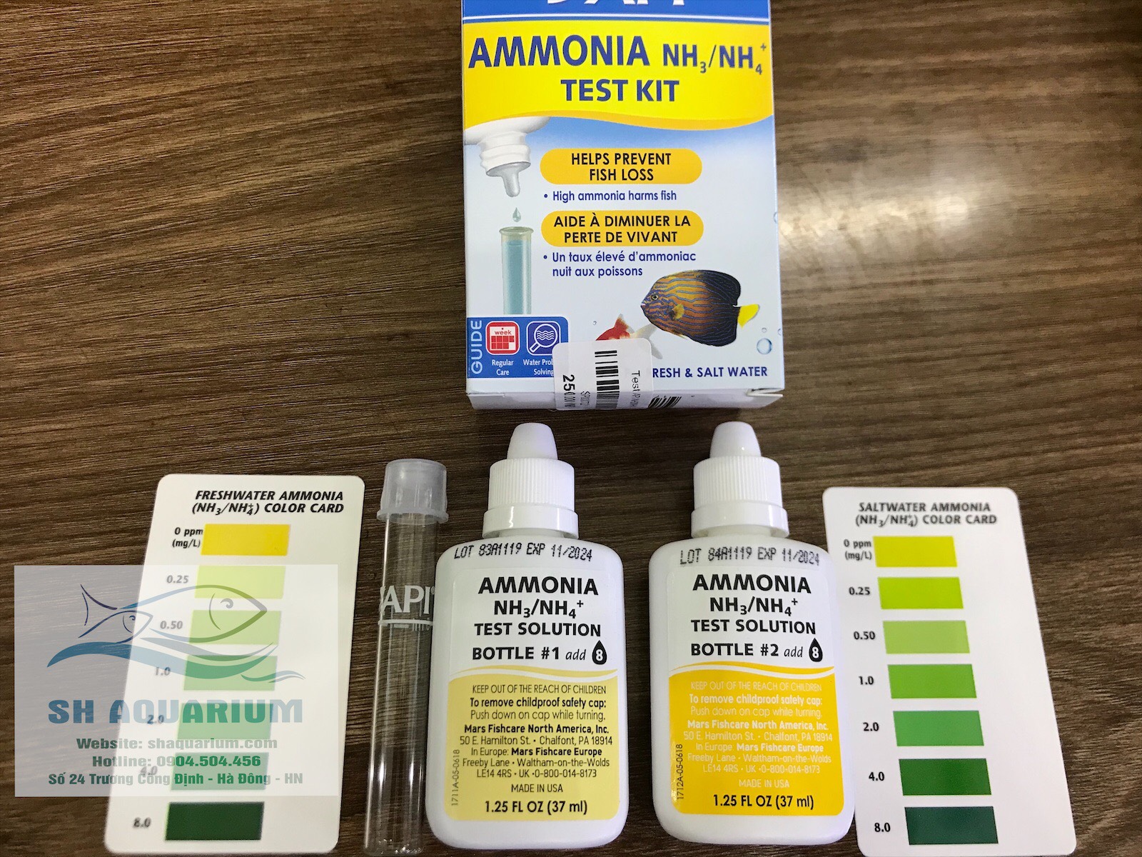 [HOÀN TIỀN 10%]bộ test Nh3, Nh4 API Test Kit