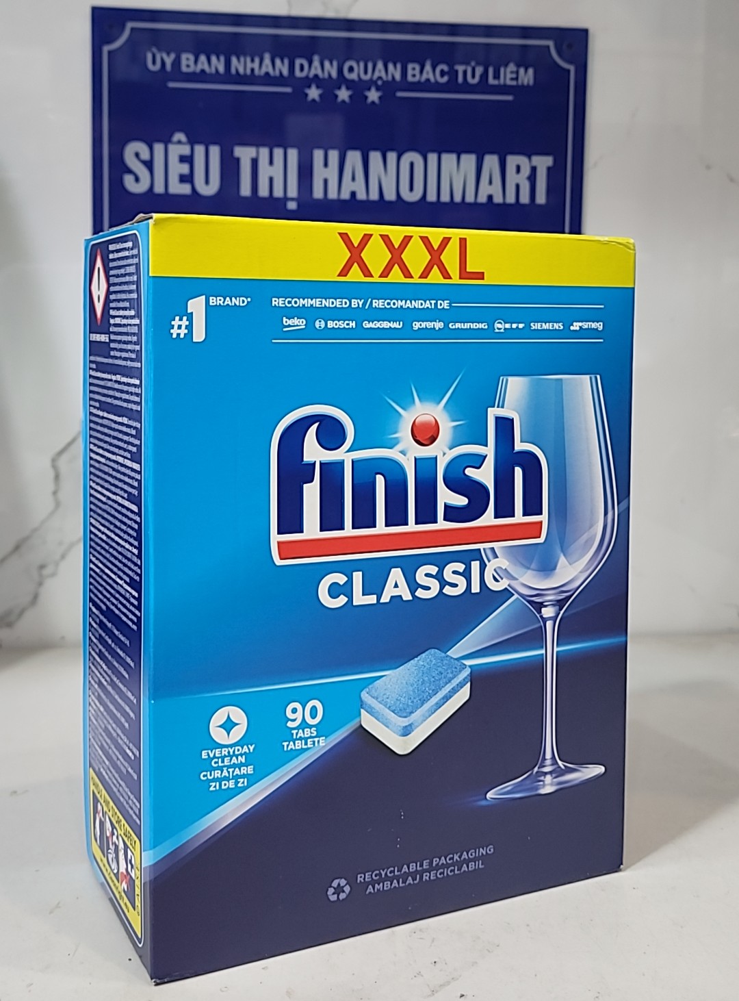 Viên rửa bát Finish Classic 90 viên hoặc 24 viên finish all in 1