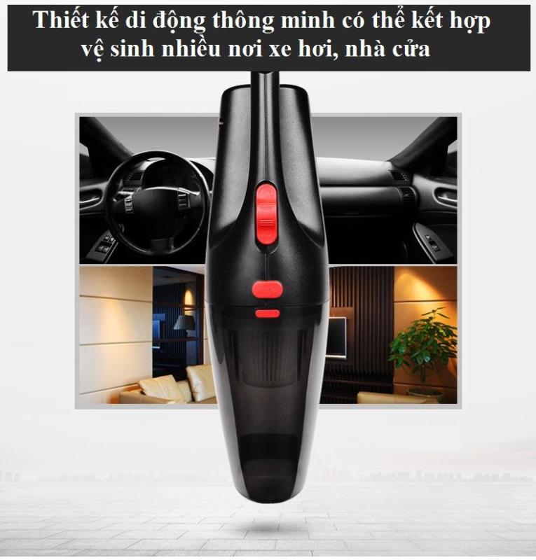 Máy hút bụi cầm tay di động AIKESI - Phụ kiện ô tô, xe hơi (BH 3 tháng)