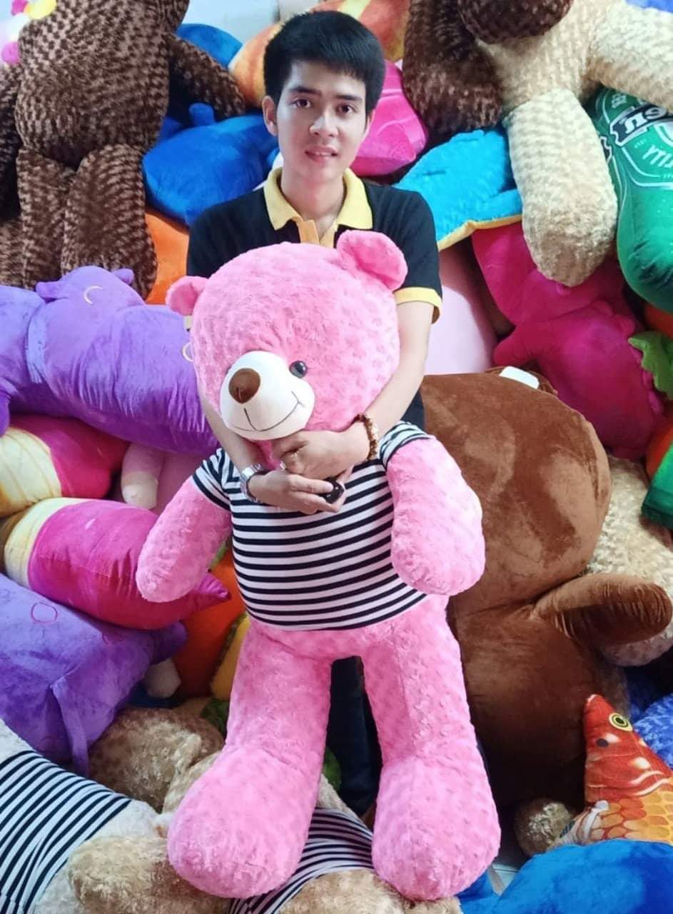 Gấu bông teddy 1m2 khổ vải