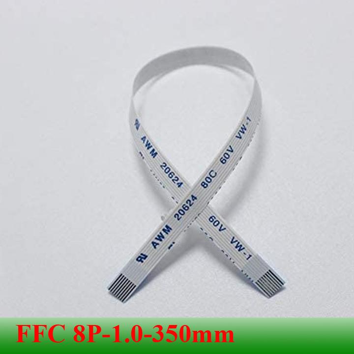 Cable FFC 1.0mm 8 pin dài 350mm AWM 20264