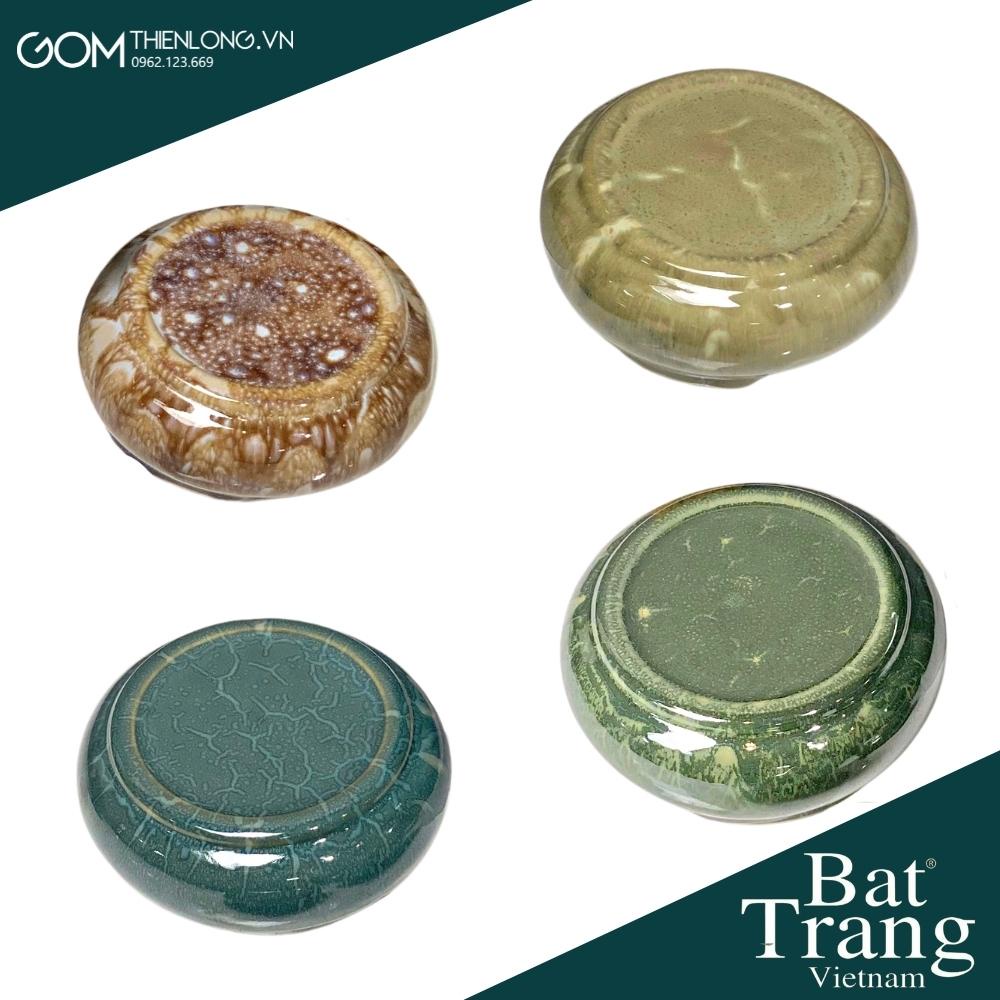 Bát nước minh đường tụ thủy cao cấp | bát thả hoa - đồ thờ cúng bát tràng chính hãng | gốm thiên long