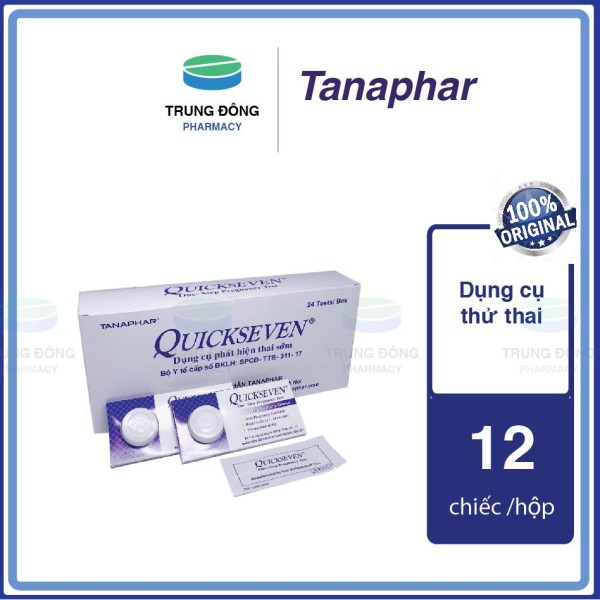 Que thử thai Quickseven - test thai nhanh, Giao hàng kín đáo, luôn che tên Tanaphar - Trung Đông Pharmacy cao cấp