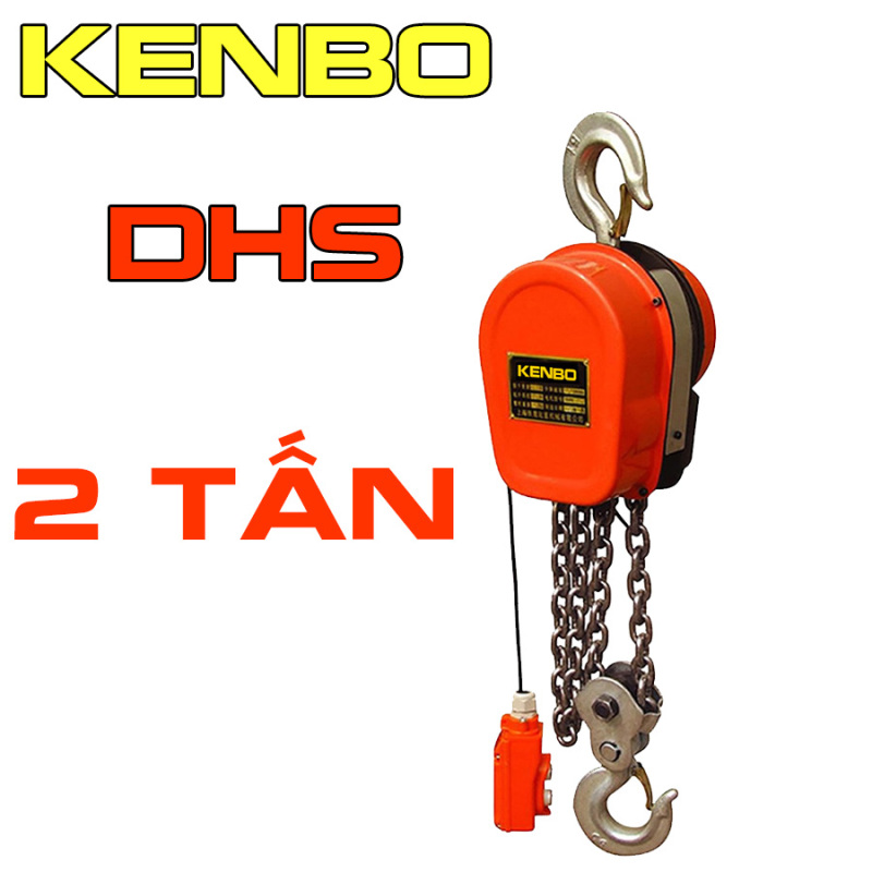 Pa lăng xích điện KENBO DHS 2 tấn 220V/380V