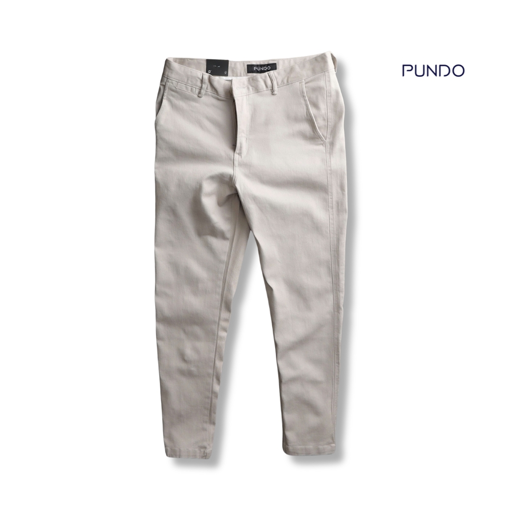 Quần kaki dài nam PUNDO , màu basic , chất kaki mềm mịn cao cấp , dễ phối QDPD06