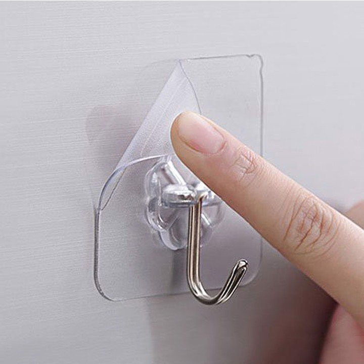 Móc hít dán tường chịu lực TRONG SUỐT