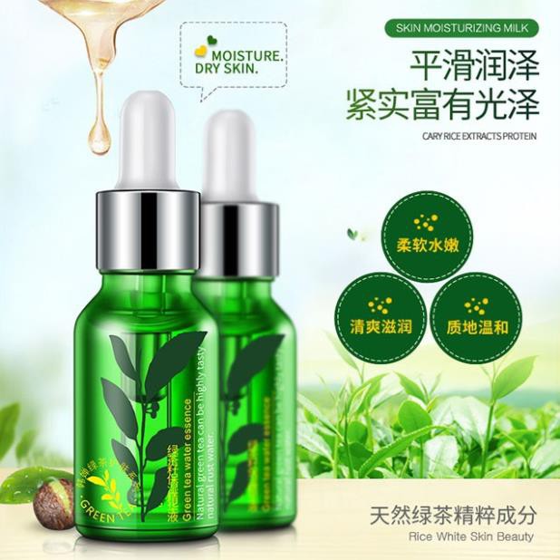 Serum dưỡng da mụn trà xanh Rorec 15ml