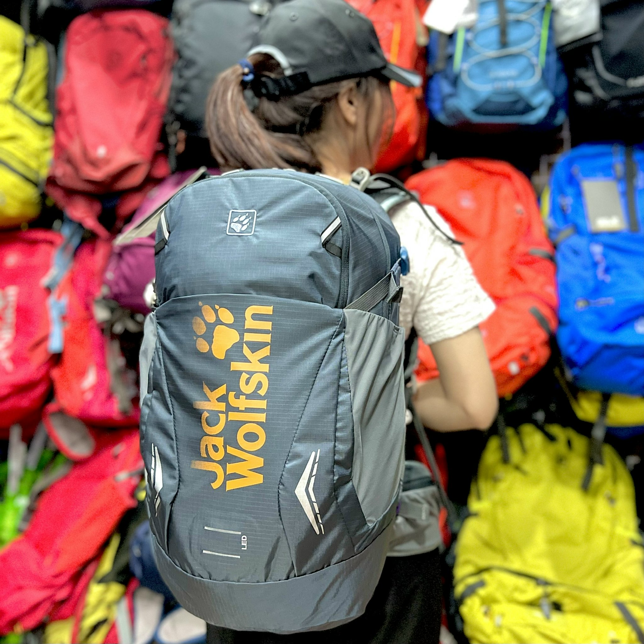 Balo du lịch thể thao leo núi Jack Wolfskin Moab Jam 24 Backpack Trekking nam nữ phượt có trợ lực chống nước tốt